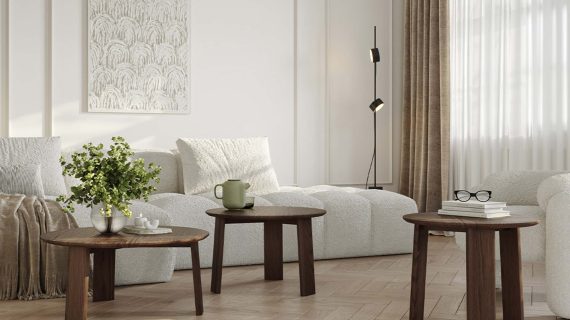 miniaturka Stolik 51 cm klasyczny drewniany Asento