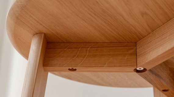 miniaturka Skandynawski stolik nocny 51 cm drewniany Asento