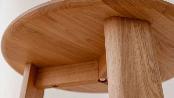 miniaturka Skandynawski stolik nocny 51 cm drewniany Asento