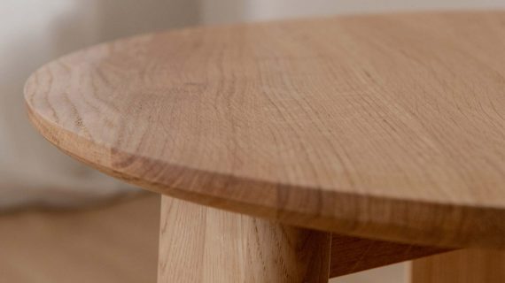 miniaturka Skandynawski stolik nocny 51 cm drewniany Asento