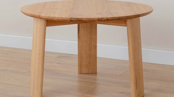 miniaturka Klasyczny drewniany stolik 61 cm Asento