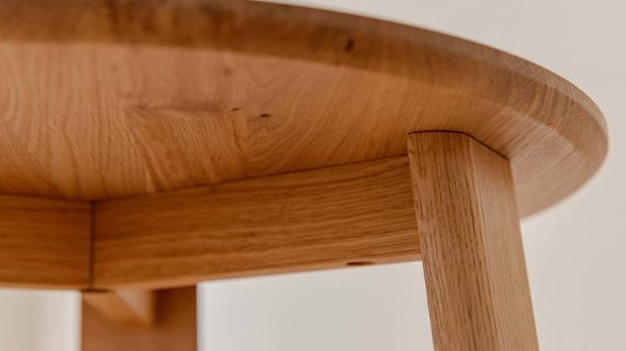 miniaturka Klasyczny drewniany stolik 61 cm Asento