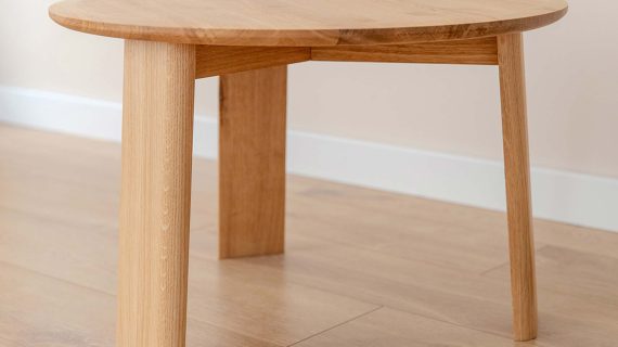 miniaturka Klasyczny drewniany stolik 61 cm Asento