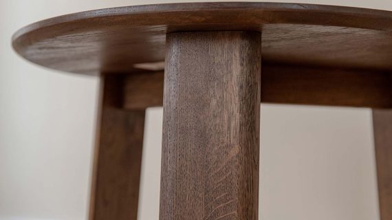 miniaturka Drewniany stolik klasyczny 61 cm Asento