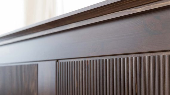 miniaturka Skandynawskie drewniane łóżko 200 cm Kalari