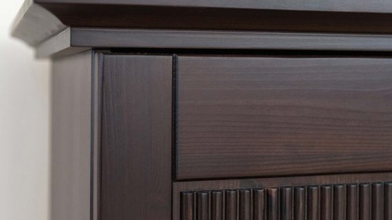 miniaturka Komoda 3-drzwiowa klasyczna drewniana Kalari