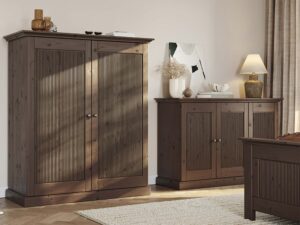 miniaturka Komoda 3-drzwiowa klasyczna drewniana Kalari