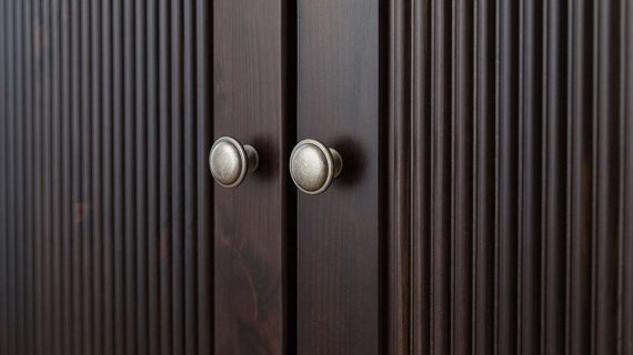 miniaturka Klasyczna szafa 2-drzwiowa drewniana Kalari