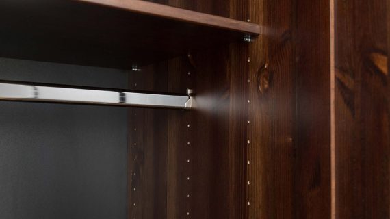 miniaturka Drewniana szafa klasyczna 2-drzwiowa Kalari