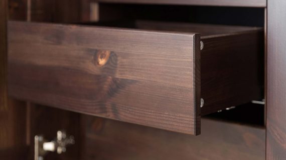 miniaturka Drewniany mebel stylowy 3 szuflady Kalari