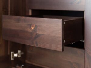 miniaturka Szafa 3 szuflady klasyczna drewniana Kalari