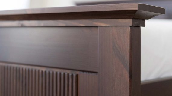 miniaturka Skandynawskie drewniane łóżko 200 cm Kalari