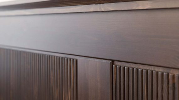 miniaturka Skandynawskie drewniane łóżko 200 cm Kalari