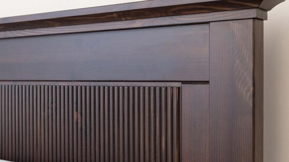 miniaturka Skandynawskie drewniane łóżko 200 cm Kalari