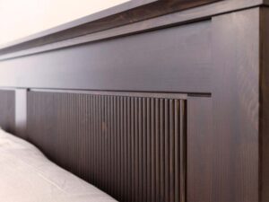 miniaturka Skandynawskie drewniane łóżko 200 cm Kalari