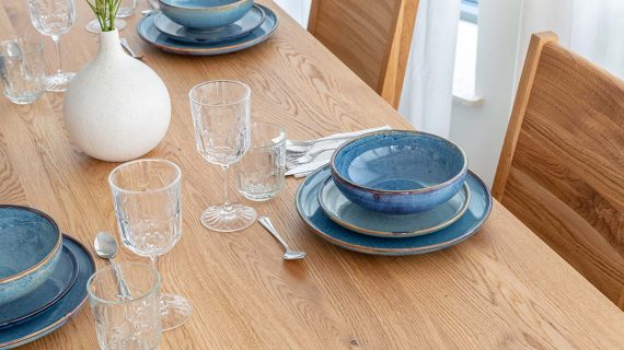 miniaturka Sosnowy stół klasyczny 90 cm Siena