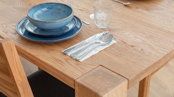 miniaturka Sosnowy stół klasyczny 90 cm Siena