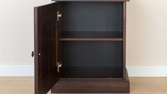 miniaturka Klasyczny mebel 1-drzwiowy drewniany tabacco Kalari