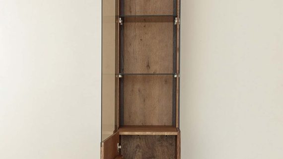 miniaturka Minimalistyczna witryna 1-drzwiowa drewniana Essentia