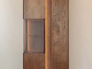 miniaturka Witryna 2-drzwiowa elegancka drewniana Essentia