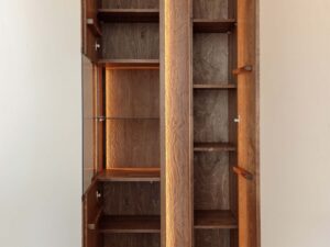 miniaturka Witryna 2-drzwiowa elegancka drewniana Essentia