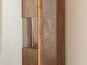 miniaturka Witryna 2-drzwiowa elegancka drewniana Essentia