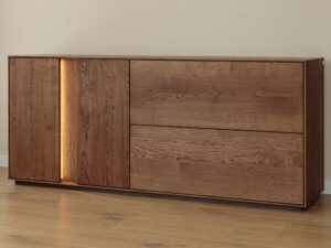 miniaturka Komoda 4-drzwiowa klasyczna drewniana Essentia