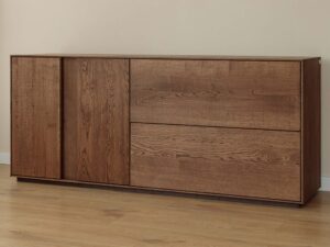 miniaturka Komoda 4-drzwiowa klasyczna drewniana Essentia