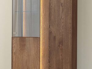 miniaturka Drewniana witryna elegancka 3-drzwiowa Essentia