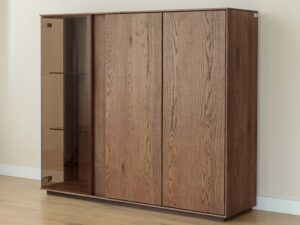 miniaturka Witryna 3-drzwiowa klasyczna drewniana Essentia