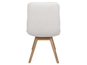 miniaturka Klasyczne krzesło tapicerowane drewniane nogi Herla