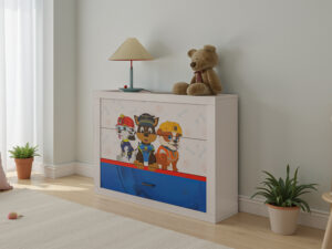 miniaturka Komoda Leo dziecięca z motywem bajkowym