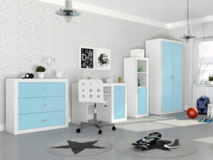 miniaturka Komoda młodzieżowa Leo kolorowa do pokoju dziecka