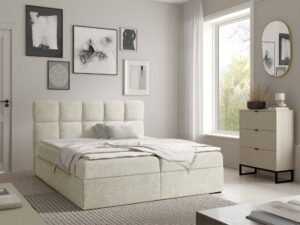 miniaturka Łóżko designerskie pojemnik sprężynowy Flow