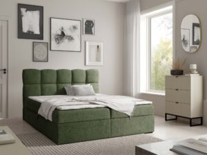 miniaturka Łóżko designerskie pojemnik sprężynowy Flow