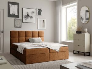 miniaturka Łóżko designerskie pojemnik sprężynowy Flow