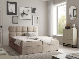 miniaturka Łóżko designerskie pojemnik sprężynowy Flow