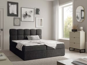 miniaturka Łóżko designerskie pojemnik sprężynowy Flow