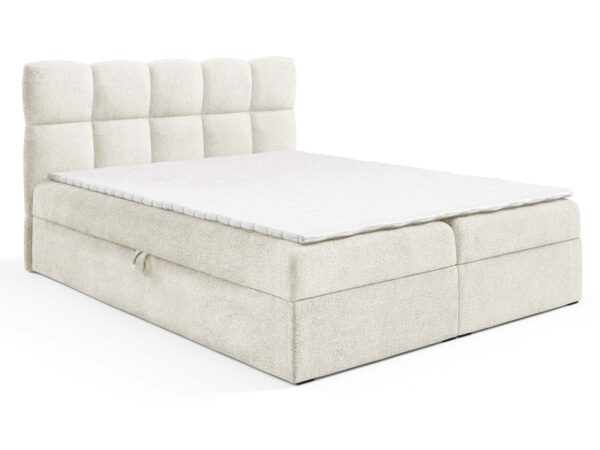 Łóżko designerskie pojemnik sprężynowy Flow