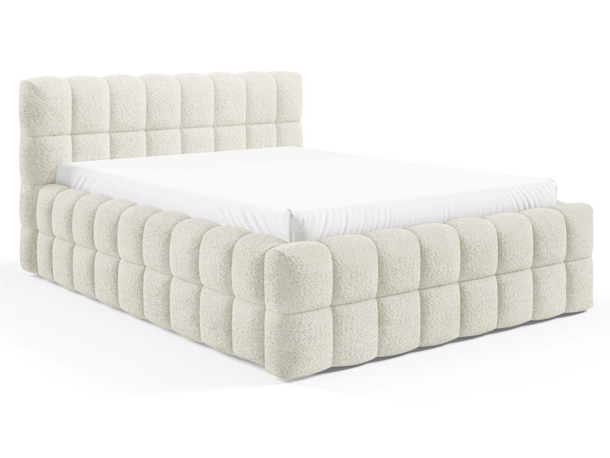 Loftowe łóżko metalowy stelaż Netto