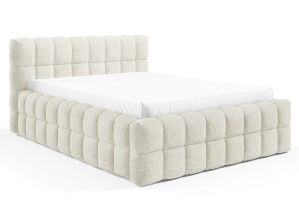 Loftowe łóżko metalowy stelaż Netto