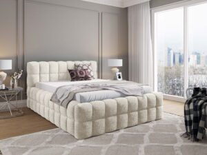 miniaturka Loftowe łóżko metalowy stelaż Netto