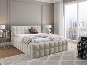 miniaturka Loftowe łóżko metalowy stelaż Netto