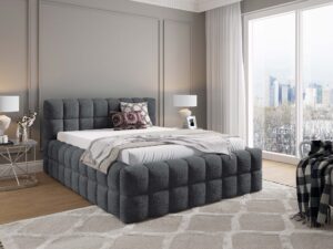 miniaturka Loftowe łóżko metalowy stelaż Netto