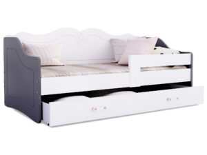 miniaturka Łóżko dziecięce Emi 1608 z szufladą i materacem
