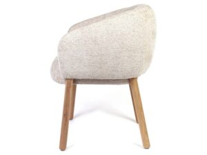 miniaturka Krzesło dębowe skandynawskie tapicerowane Acai