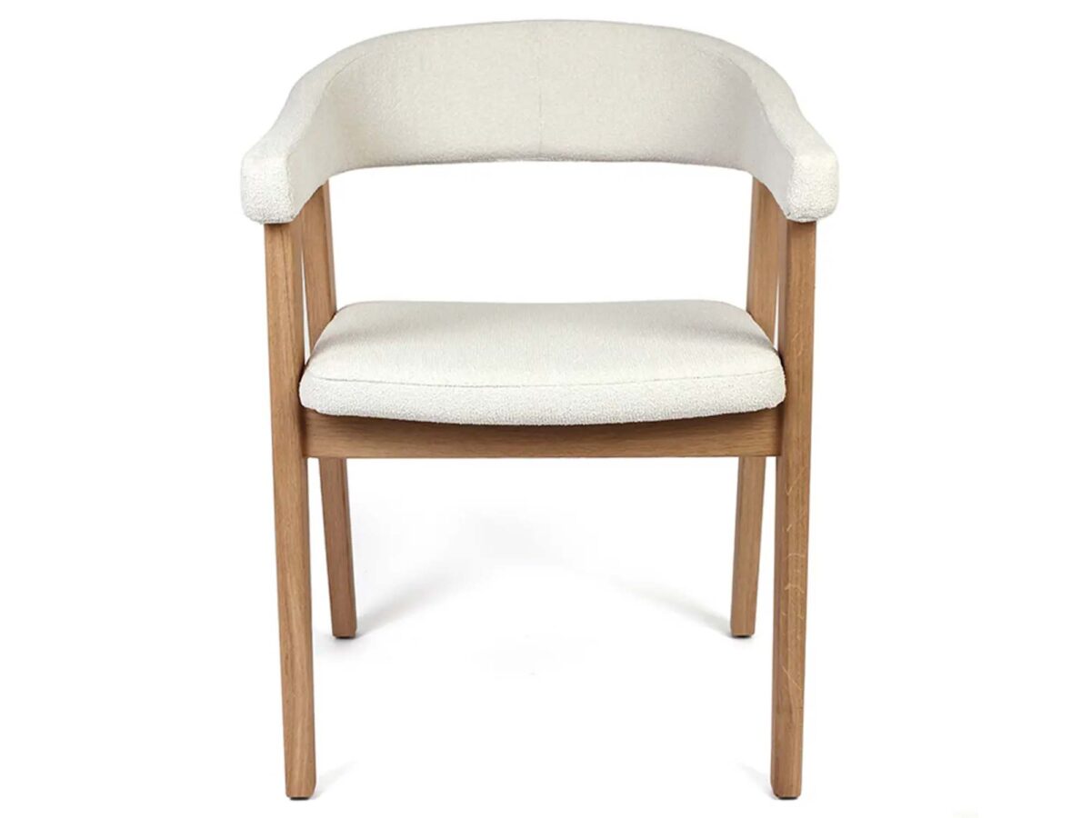 Krzesło klasyczne tapicerowane z dębu Benton