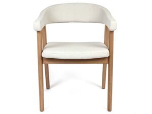 Krzesło klasyczne tapicerowane z dębu Benton