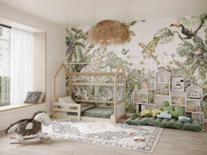 miniaturka Łóżko domek dziecięce Simba 1608 białe z barierką