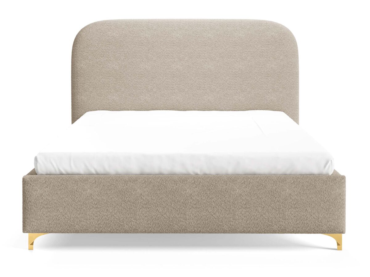 Loftowe łóżko metalowy stelaż Ilussion